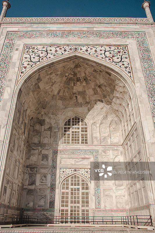 泰姬陵侧面图片素材