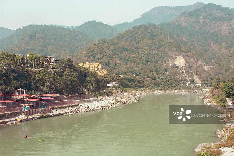 瑞诗凯诗的恒河与山景图片素材