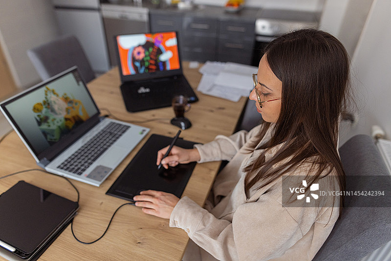 创作抽象数字艺术图片素材