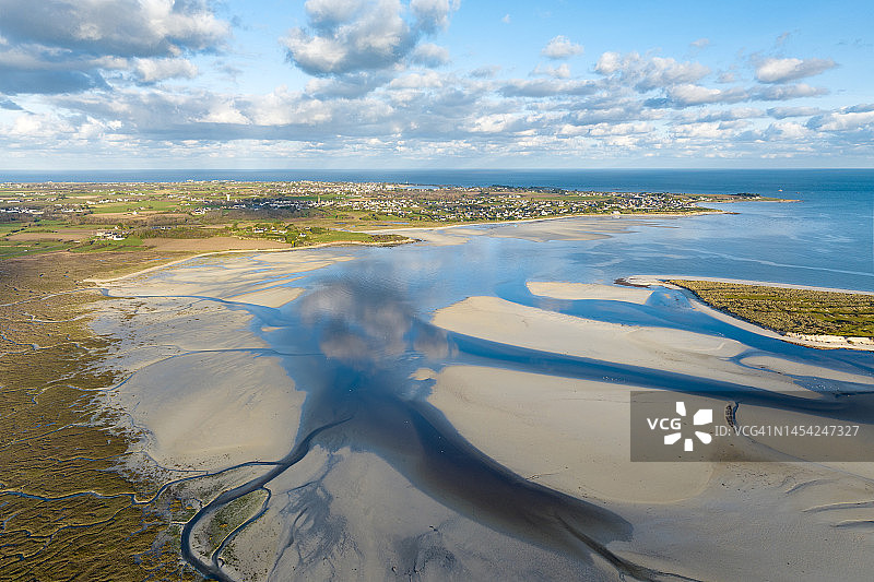 法国布列塔尼古尔文湾图片素材