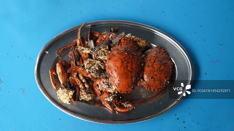 葡萄牙黑胡椒蟹，马来西亚图片素材