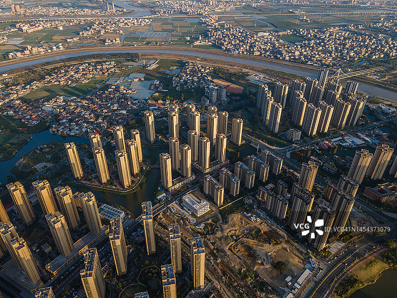 住宅楼鸟瞰图图片素材