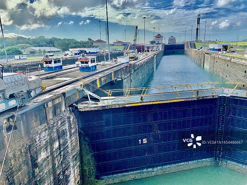 巴拿马运河风光图片素材