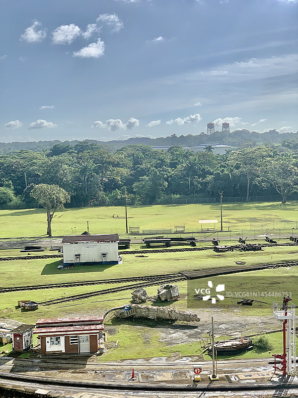 巴拿马运河风光图片素材