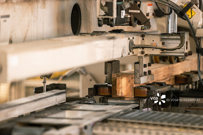 木材加工厂无人机拍摄图像图片素材