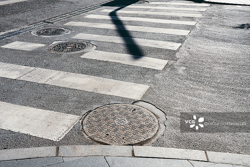 斑马线图片素材