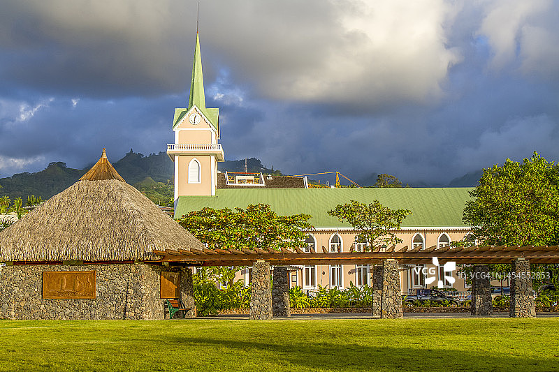 大溪地岛图片素材