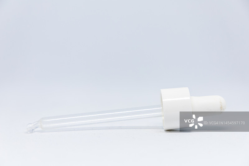 玻璃滴管特写图片素材