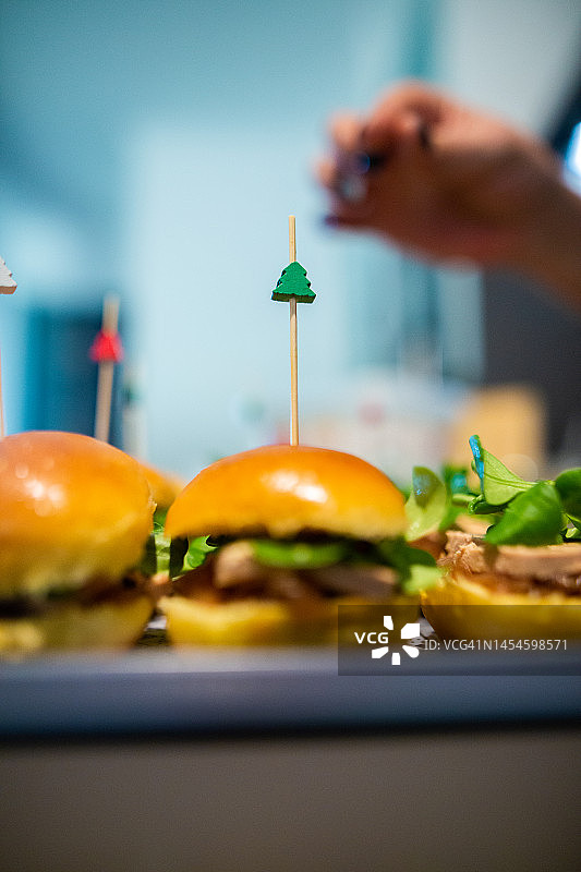 鹅肝汉堡图片素材