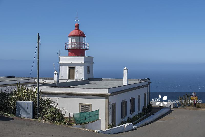 葡萄牙马德拉群岛帕尔戈角灯塔图片素材