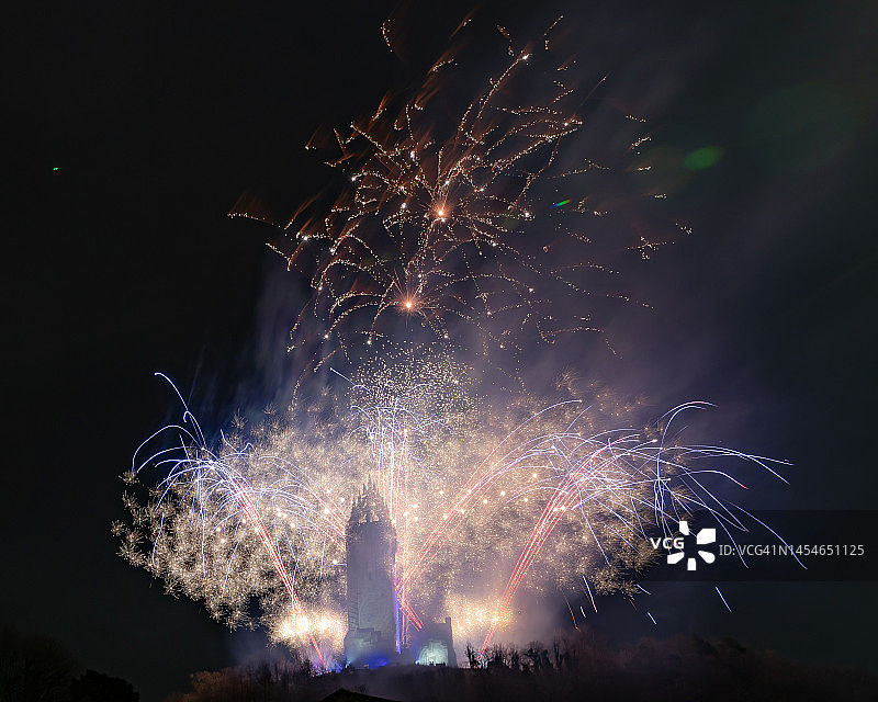 苏格兰除夕夜的欢迎2023图片素材