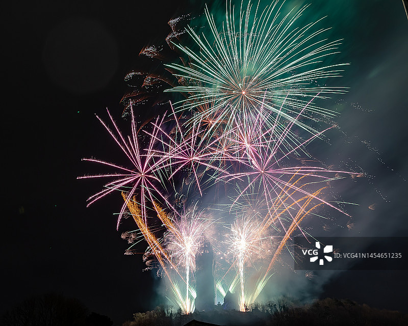 苏格兰除夕夜的欢迎2023图片素材