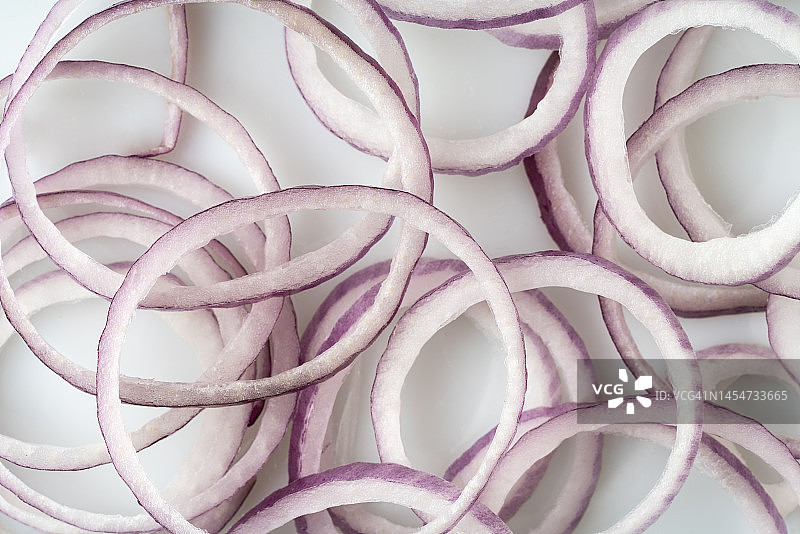 红洋葱圈图片素材