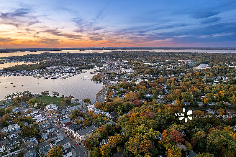 长岛秋景图片素材