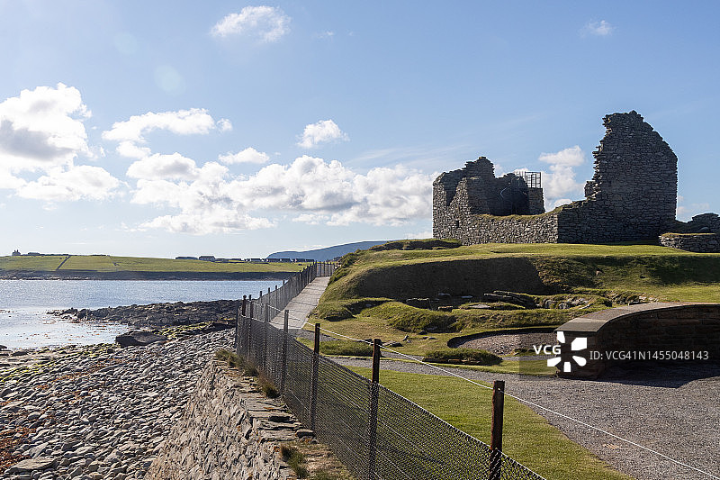 英国苏格兰设得兰群岛的亚尔斯霍夫图片素材