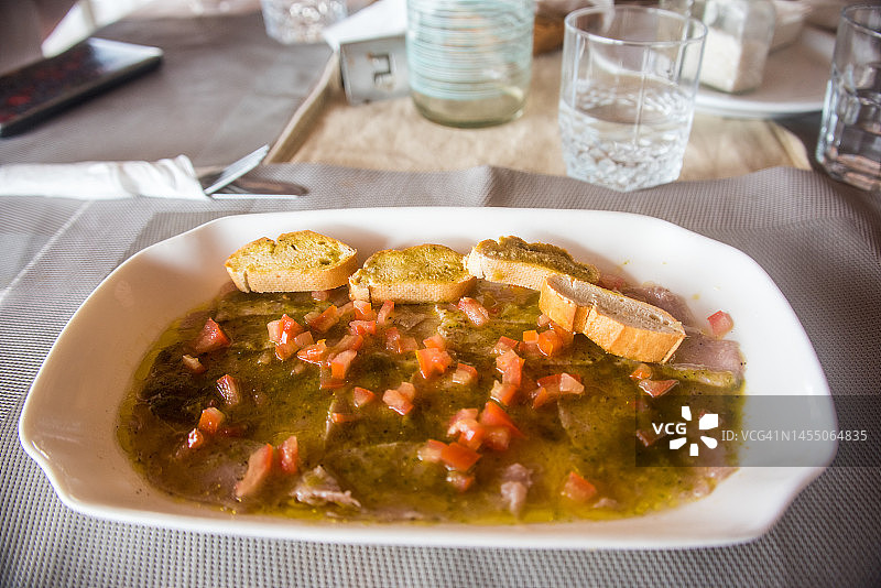 塞内加尔金枪鱼薄片图片素材