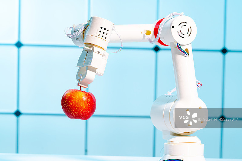 机器人手臂抓握图片素材