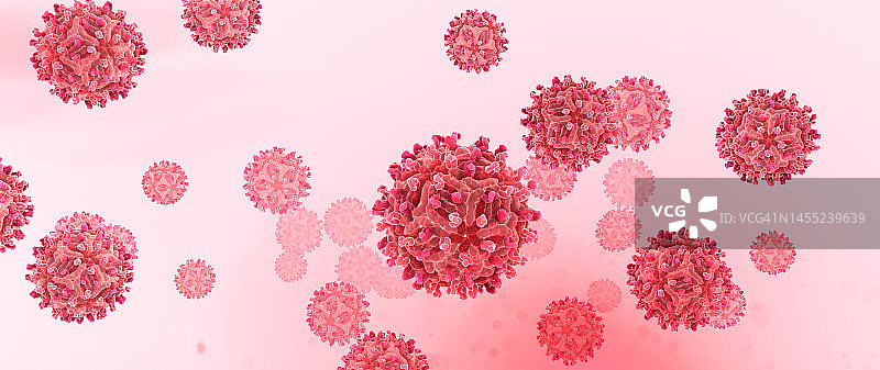 西尼罗河病毒颗粒插图图片素材