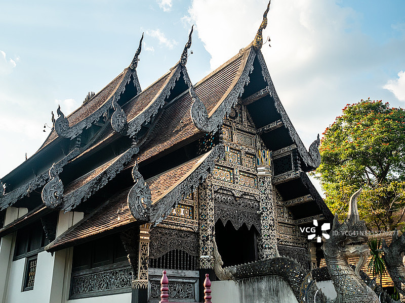泰国清迈契迪龙寺图片素材