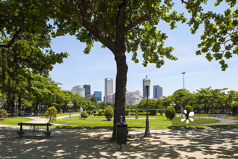 里约热内卢巴黎广场公共花园图片素材