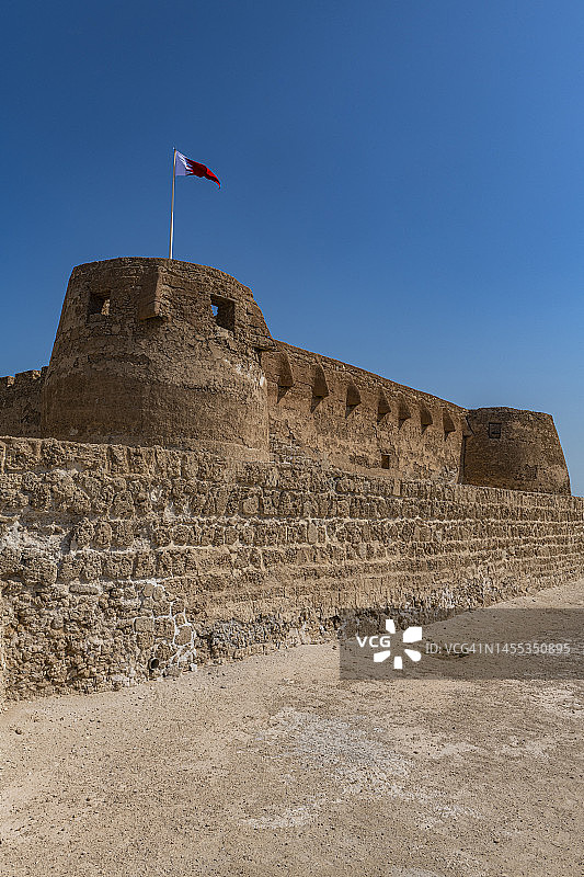 巴林穆哈拉格省阿拉德历史悠久的阿拉德堡外部图片素材