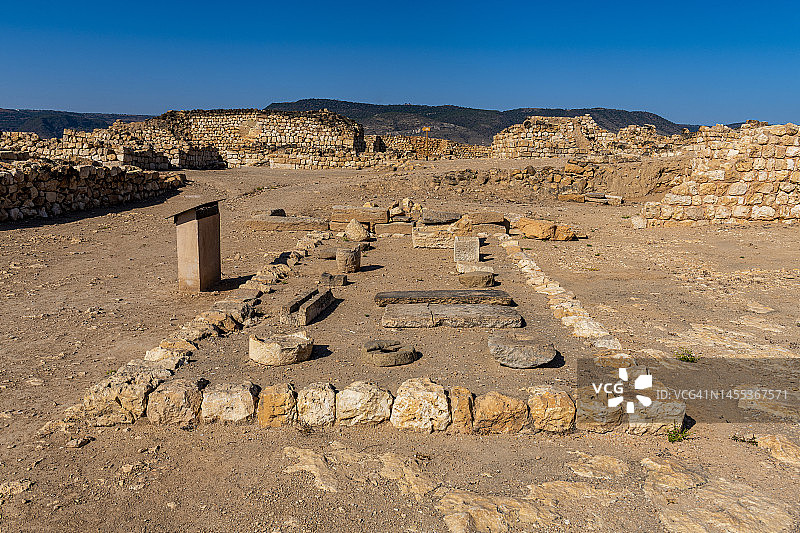 阿曼佐法尔塔卡的苏姆哈拉姆古遗址图片素材