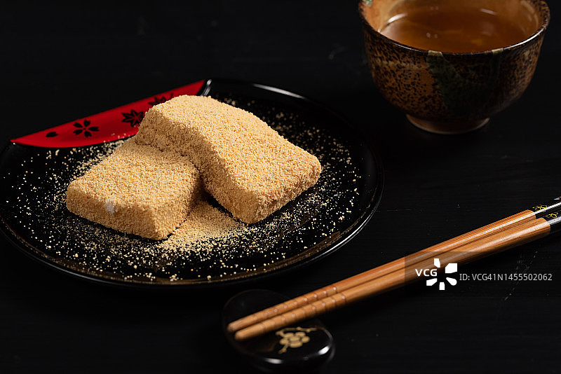 豆沙米糕图片素材