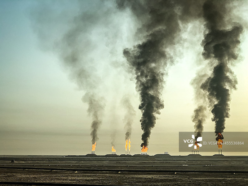 空气污染，黑烟排放图片素材