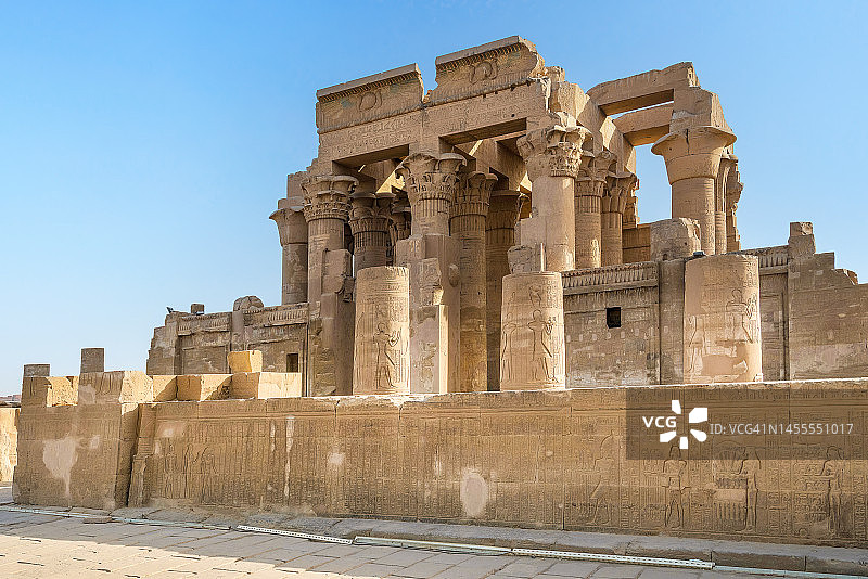 埃及阿斯旺省孔翁波神庙图片素材