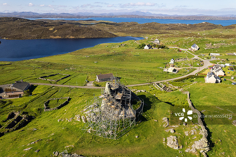 卡洛韦堡，刘易斯岛，苏格兰，英国图片素材