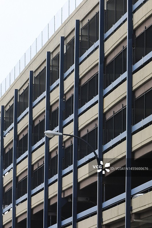 多层停车库侧视图图片素材