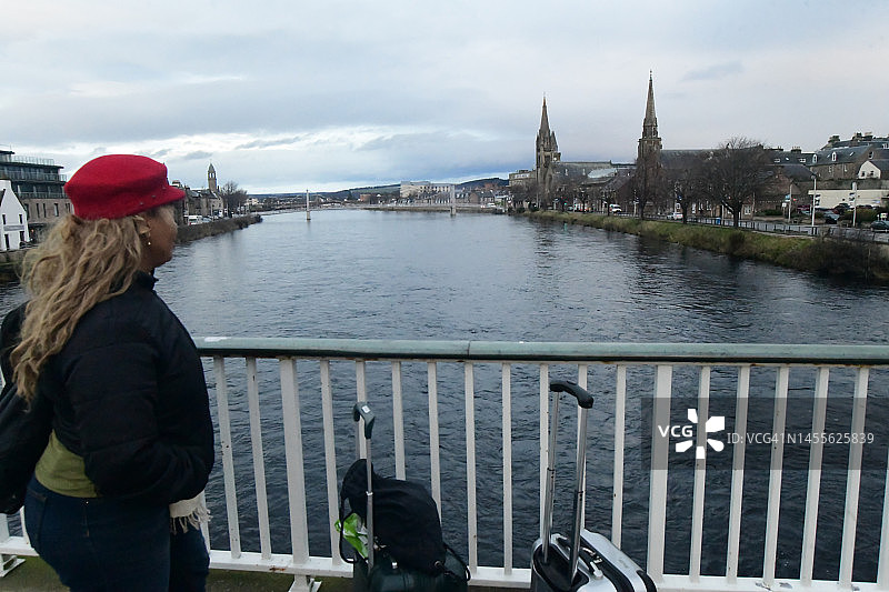 探索苏格兰因弗内斯市图片素材