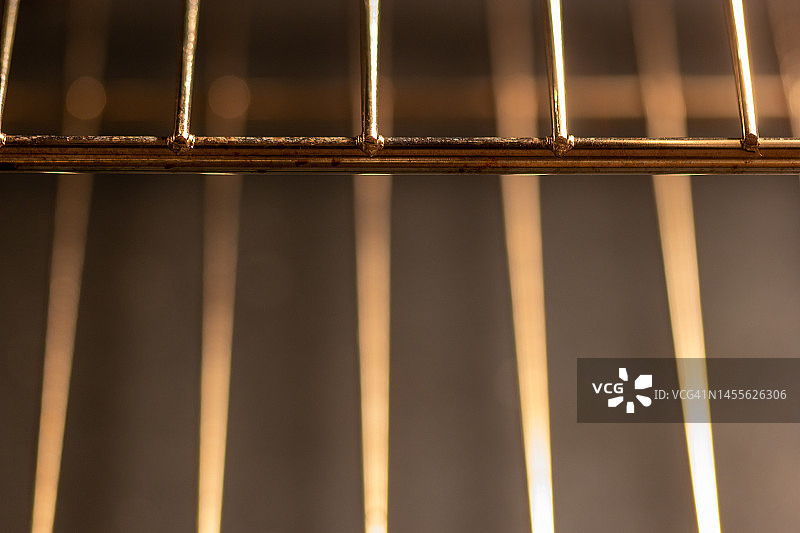 独特的视角：烤箱架的微距照片II图片素材