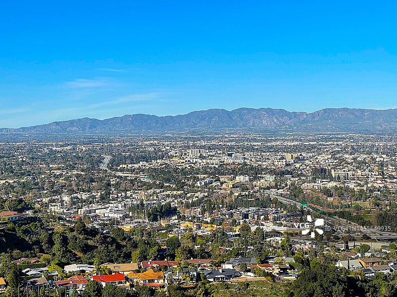 洛杉矶鸟瞰图图片素材