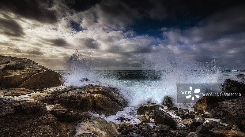 澳大利亚塔斯马尼亚金岛的海岸风光图片素材