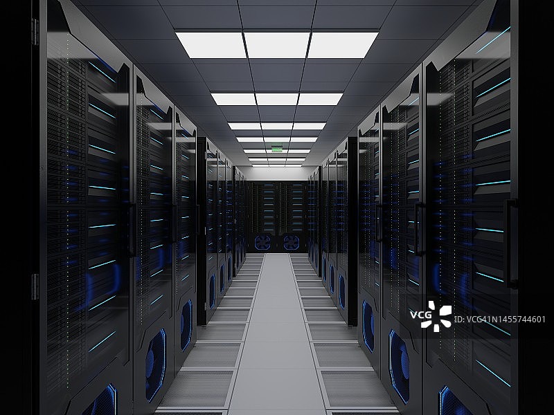 服务器数据中心机房图片素材