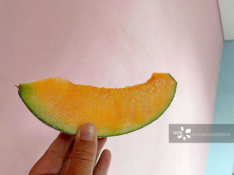 甜瓜切片图片素材