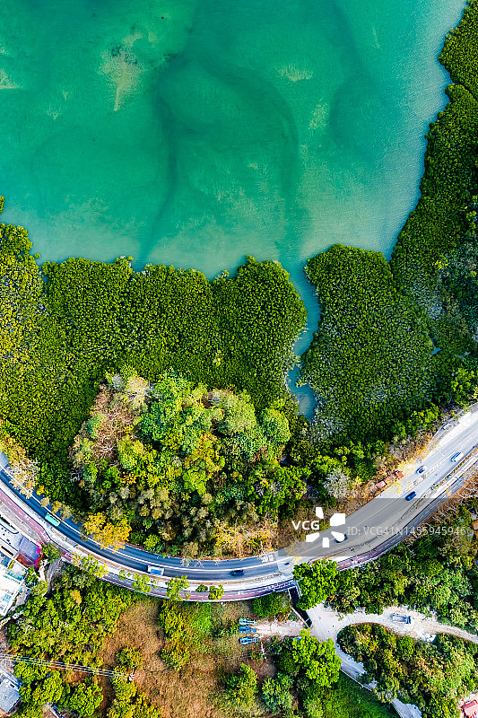 中国香港的海滩景色图片素材