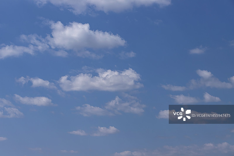 蓝天白云，晴空景观图片素材