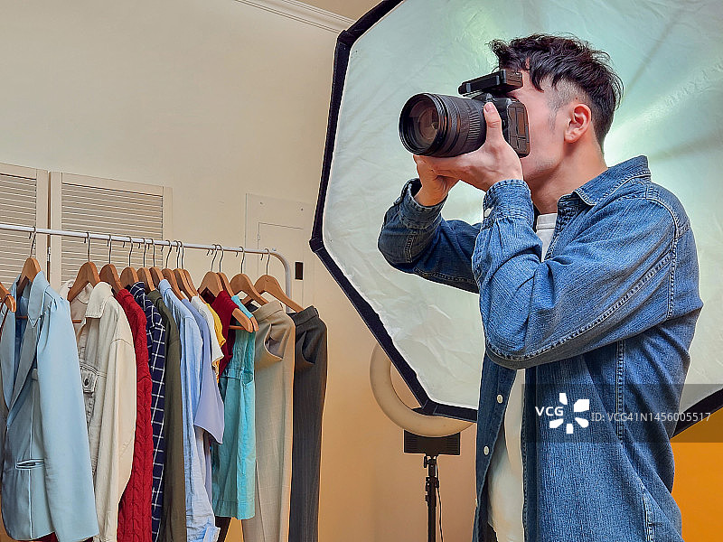 影棚拍摄照片图片素材