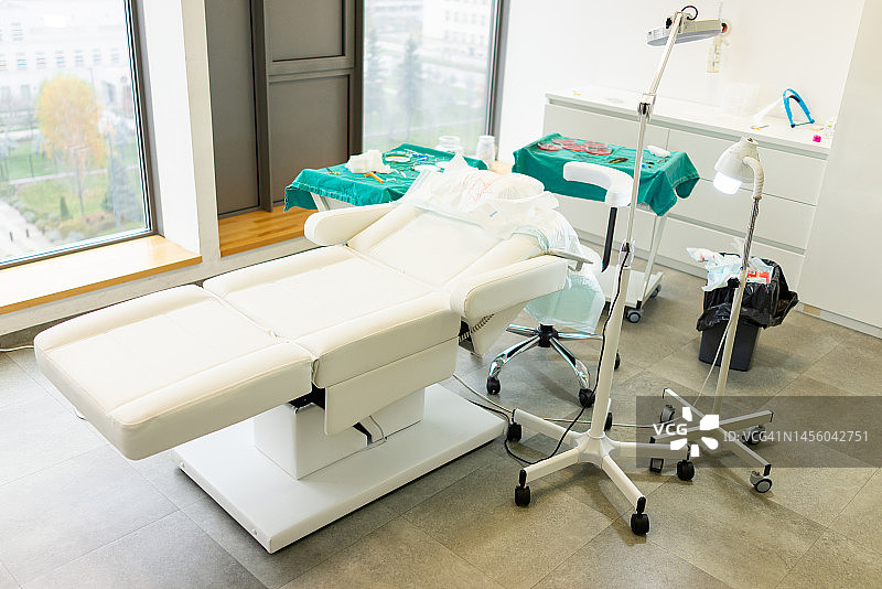 空荡的现代化手术室图片素材