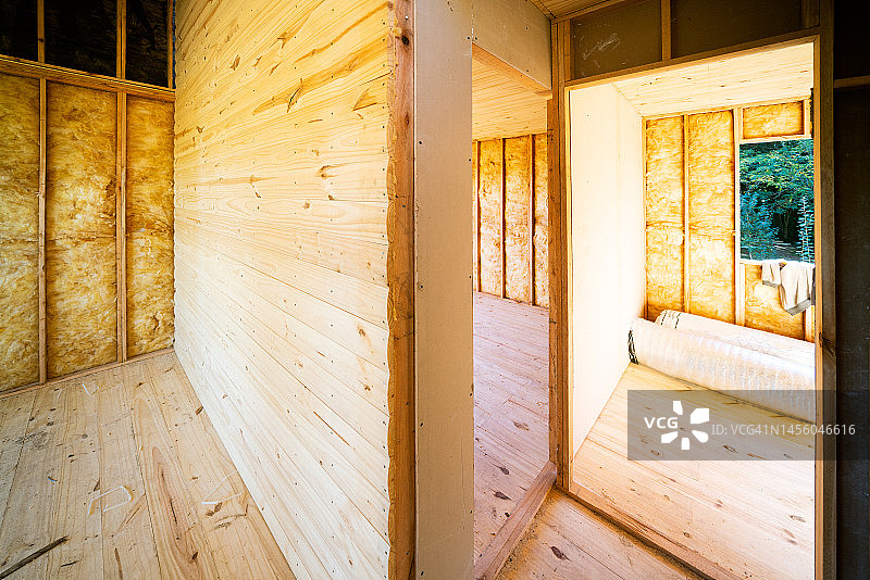 木制房屋建筑工地内部图片素材