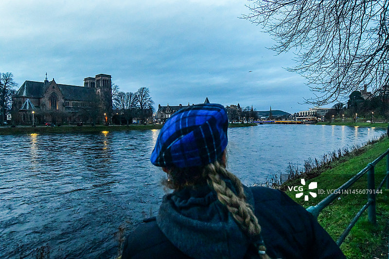 苏格兰蓝色风景图片素材