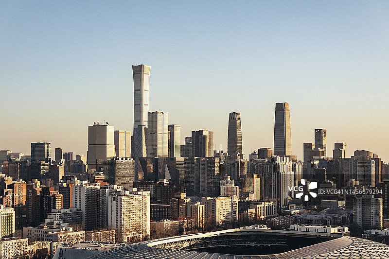 北京中央商务区图片素材
