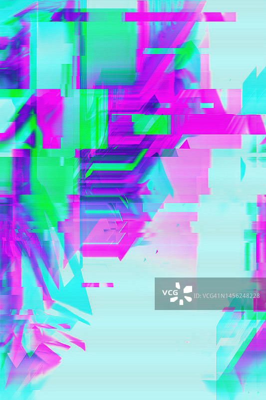 像素化复古故障风抽象背景图片素材