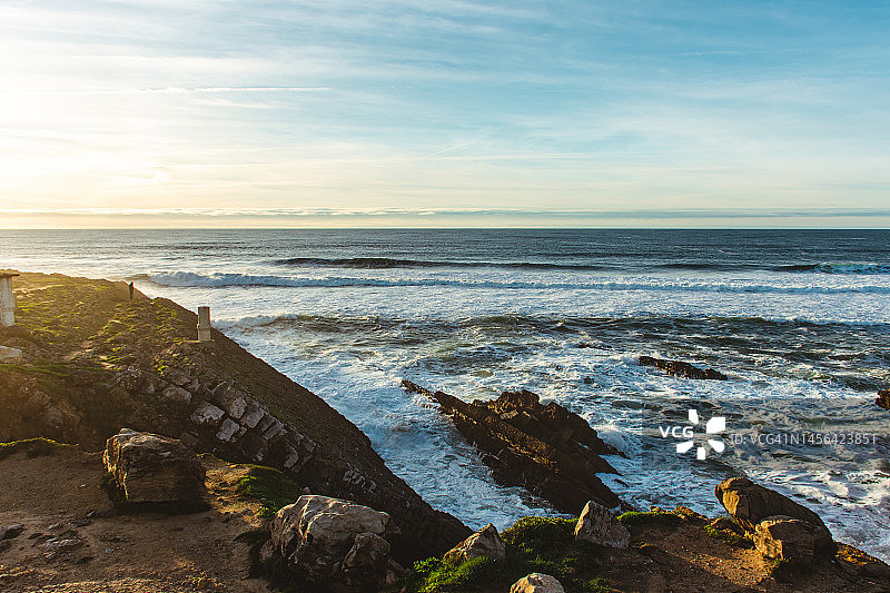 卡斯凯什金乔海滩风光图片素材