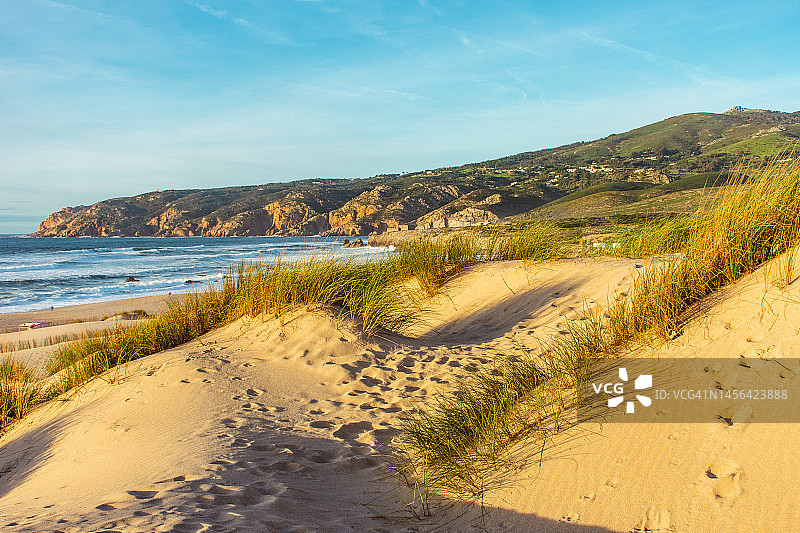 卡斯凯什金乔海滩风光图片素材