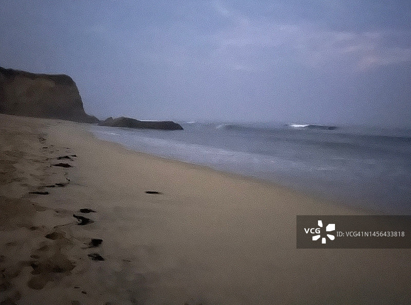 海滩和海岬图片素材