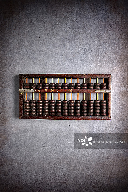 算盘与复古背景图片素材