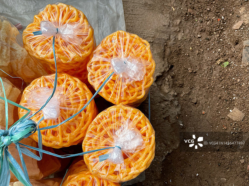 印尼脆饼小吃图片素材